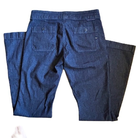 Citizens of Humanity COH Sunset Drawstring Wide Leg Flare Jeans Darkwash 8 - Picture 2 of 9